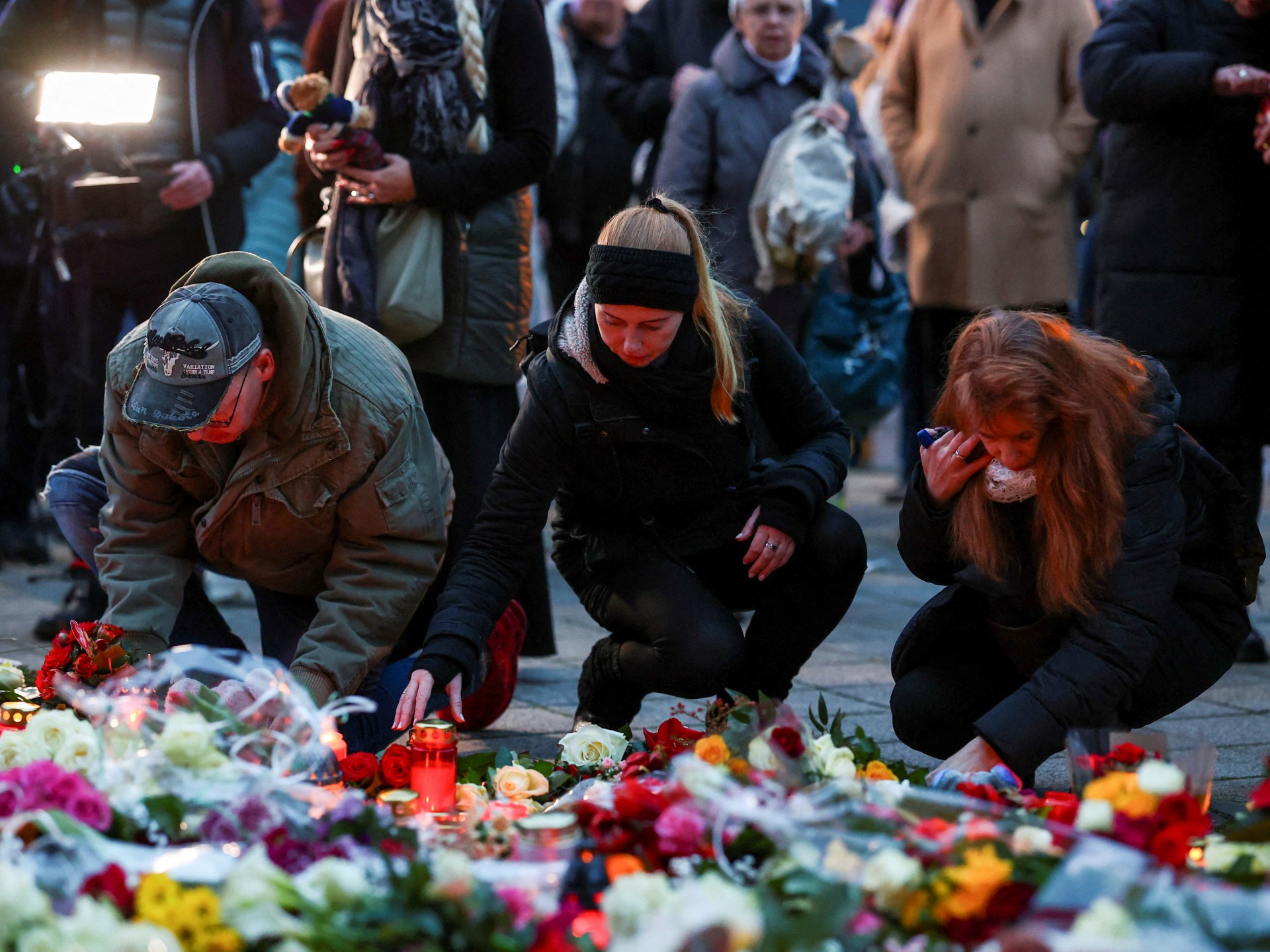 Germans mourn five people killed, 200 injured in Christmas market attack | Crime News