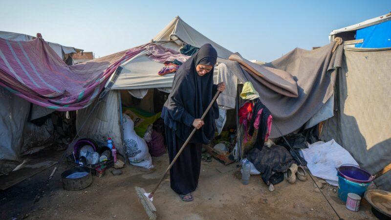 No privacy, constant struggles for women in Gaza’s crowded tent camps | Gaza