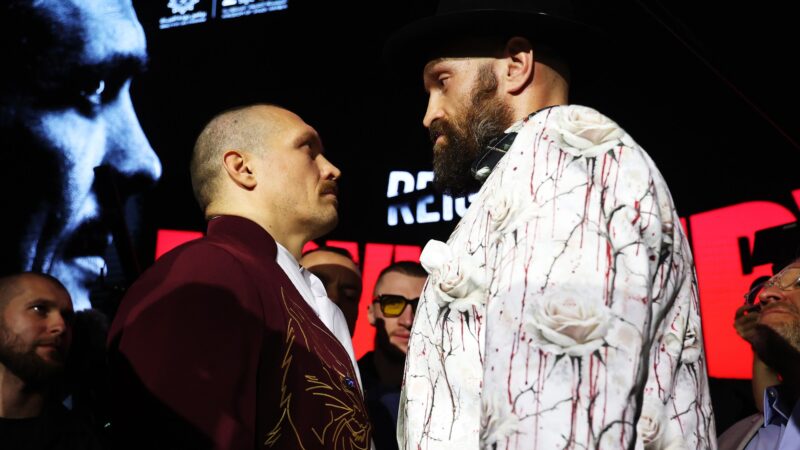 Fury vs Usyk 2: Boxing title bout pair dragged away from 11-minute face-off | Boxing News