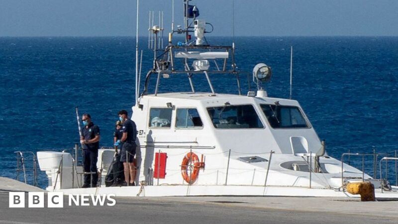 Eight migrants drown after boat tries to evade Greek ship