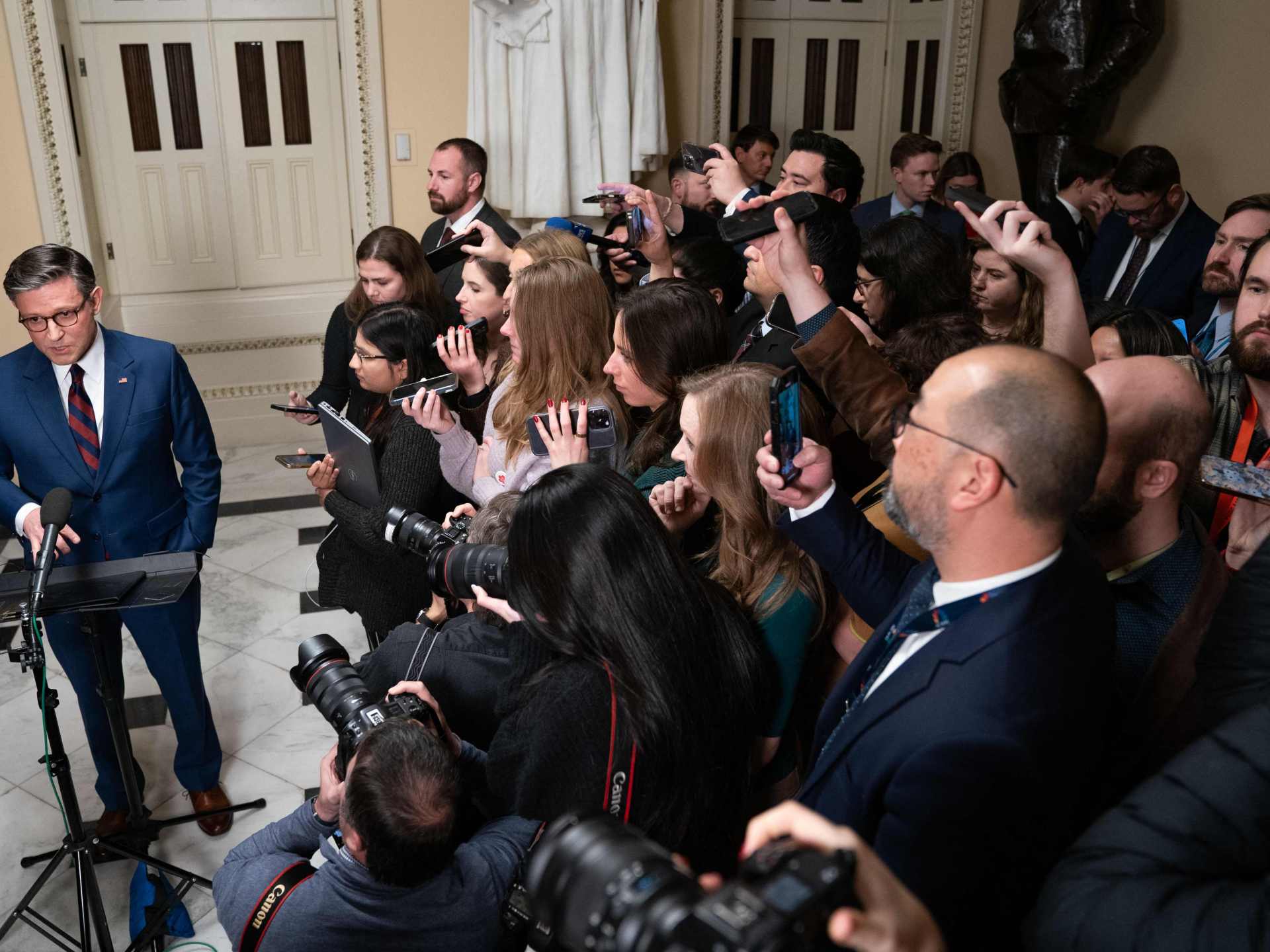 Trump-backed spending bill voted down as US government shutdown looms | Politics News