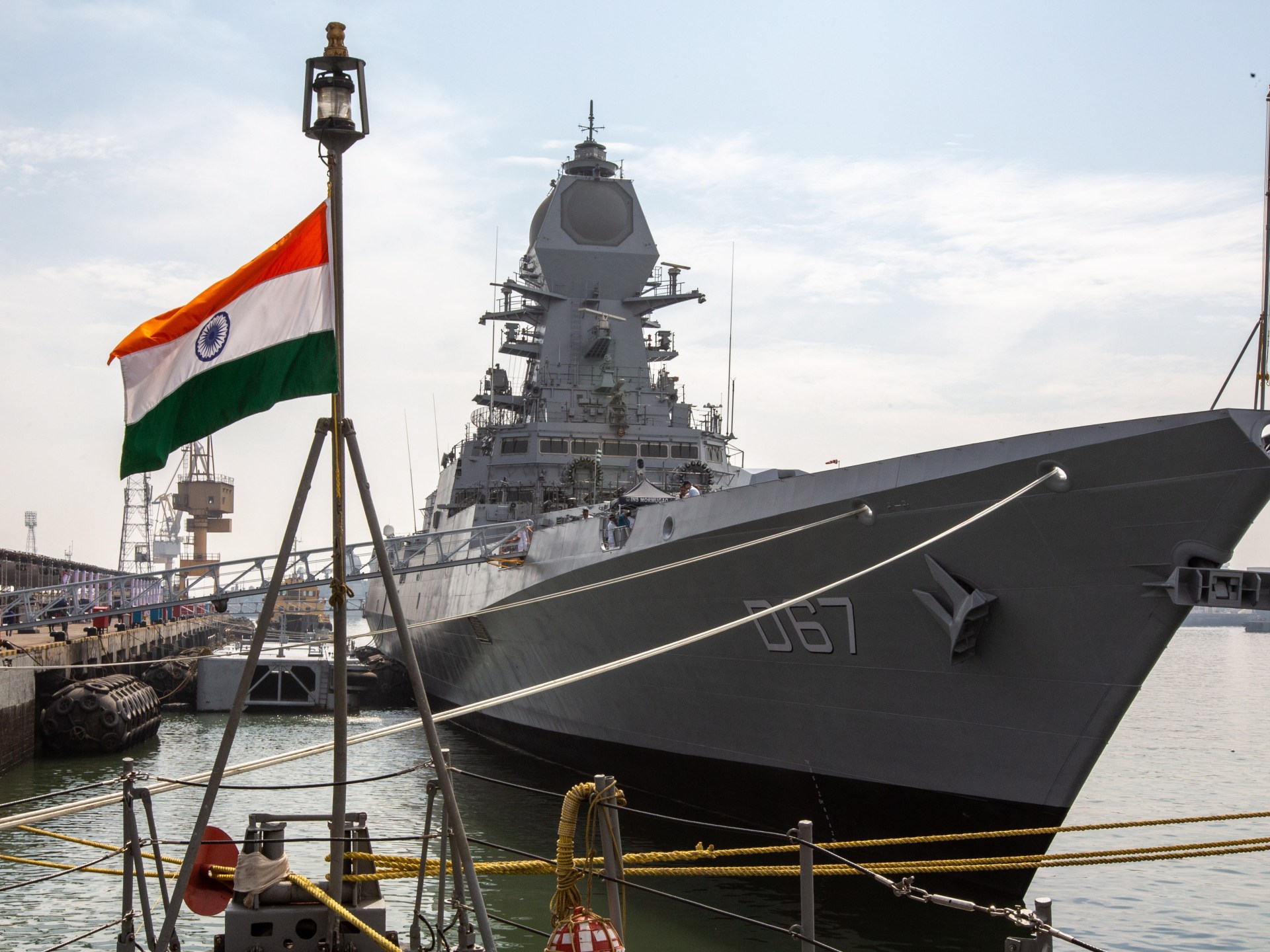 India’s navy expands fleet with eyes on Indian Ocean rivalry | News