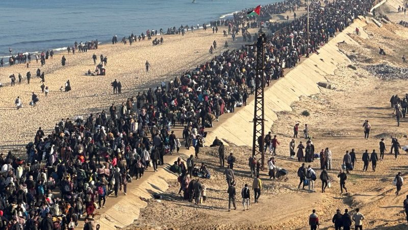 Long walk home: Palestinians march on foot to north Gaza | Israel-Palestine conflict News