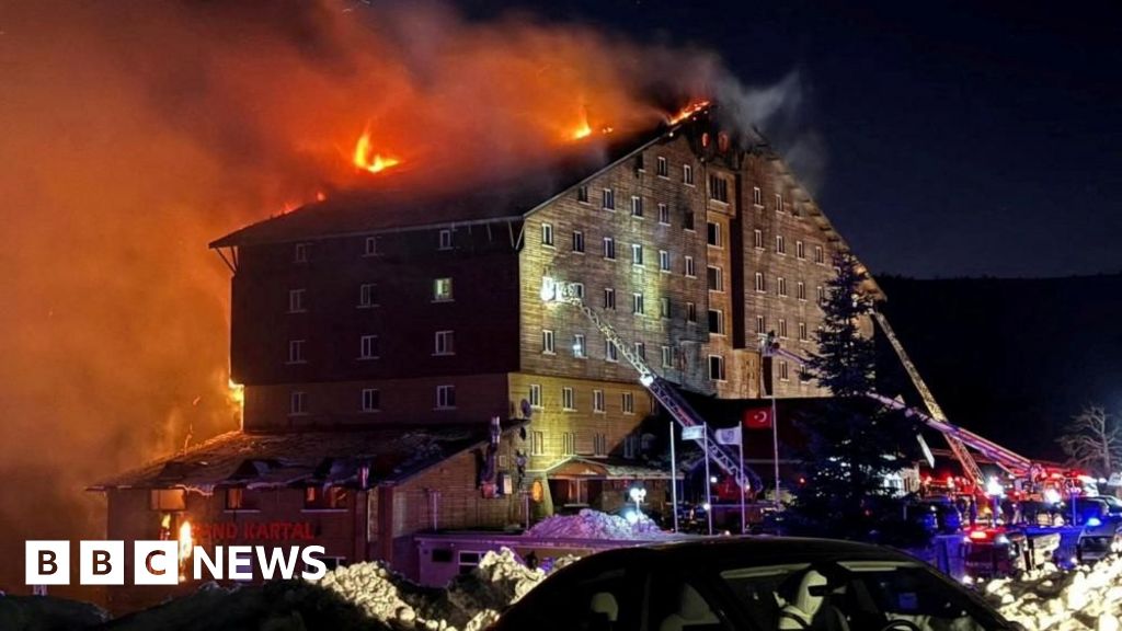 Scores killed as hotel engulfed by flames in ski resort of Bolu