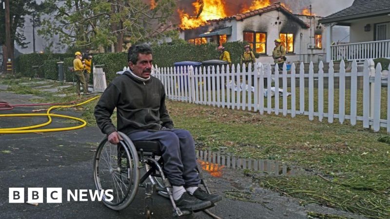 Thousands of acres on fire in LA