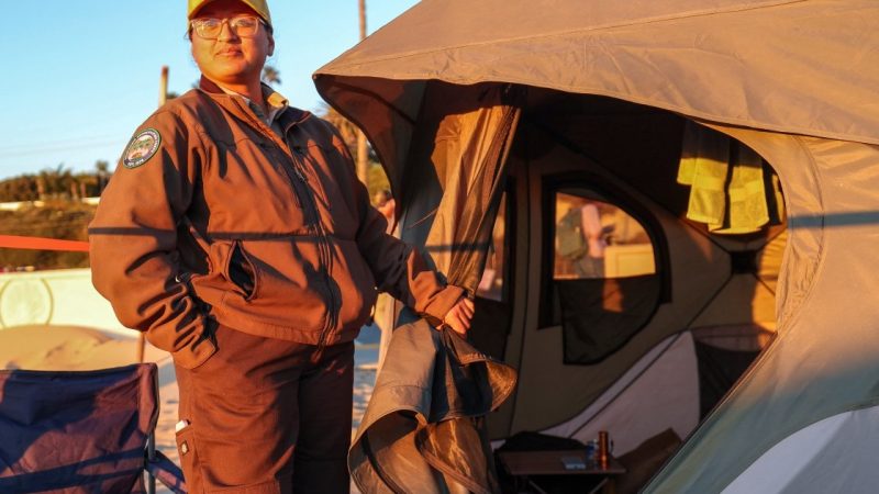 Malibu beach camp houses firefighters battling Los Angeles wildfires | Climate Crisis News