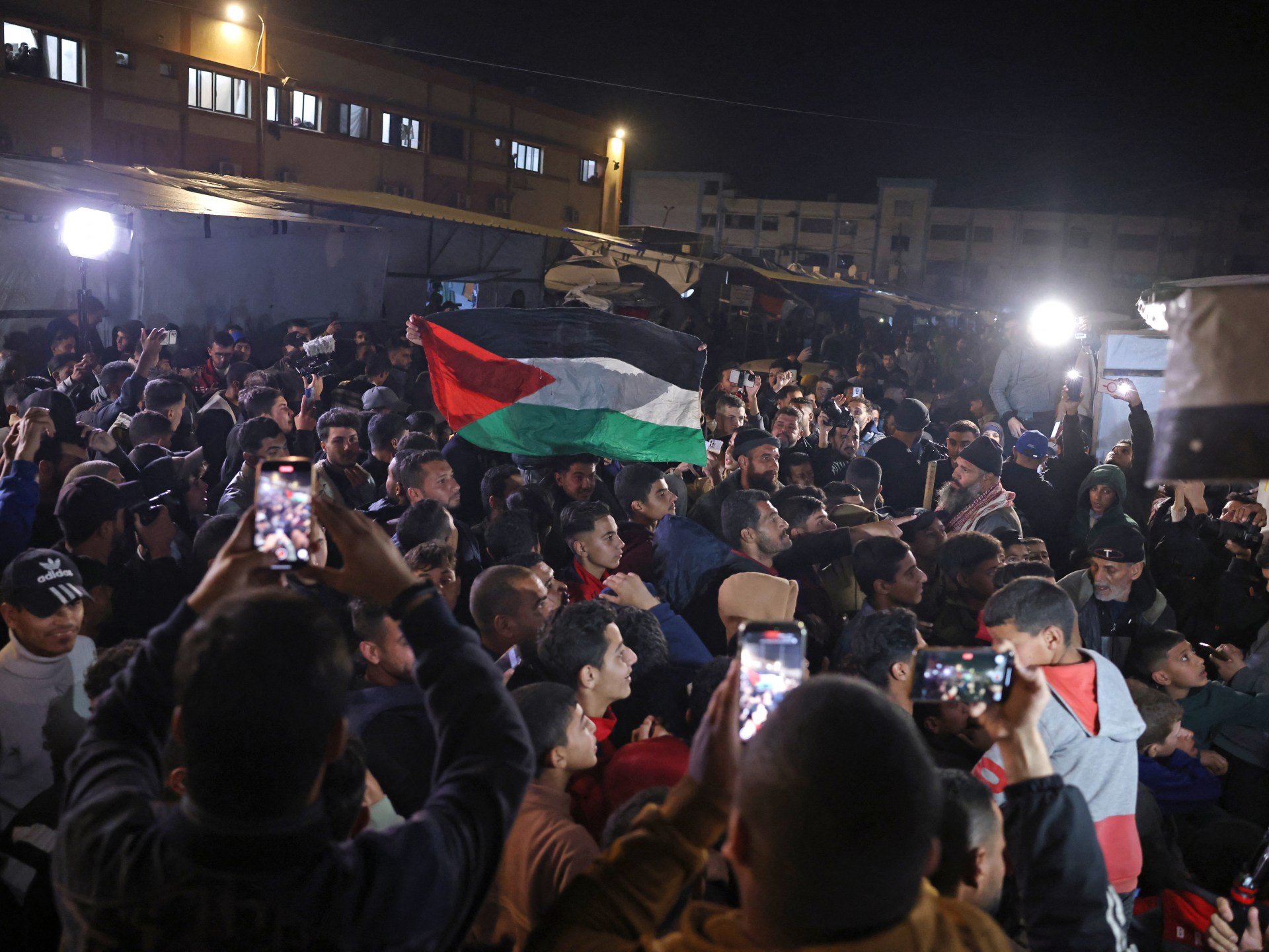 Thousands across Gaza celebrate ceasefire announcement | Gaza News