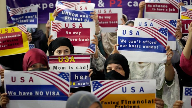 Advocates and family react as Trump cancels Afghan refugee resettlement | Refugees News