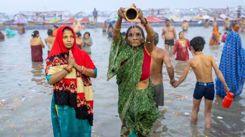 Thousands of Hindus bathe in sacred waters at India’s Kumbh Mela festival | Religion News