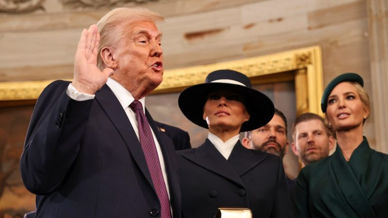 Donald Trump sworn in as 47th US president, denouncing ‘American decline’ | Donald Trump News