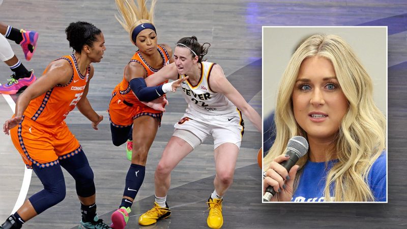 Riley Gaines tears into WNBA star who gave Caitlin Clark black eye for wearing anti-Trump shirt