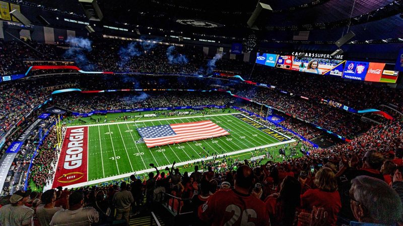 College football fans launch into ‘U-S-A!’ chant after moment of silence for victims of New Orleans attack