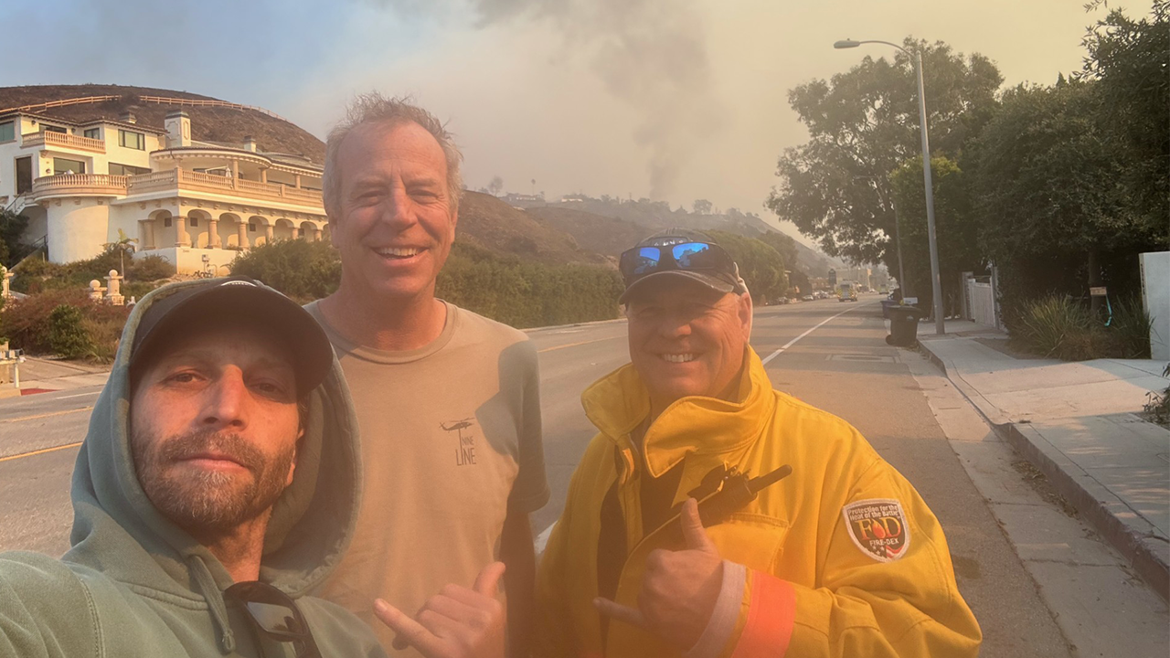 Man who started neighborhood fire brigade has strong message for Newsom as wildfires rage